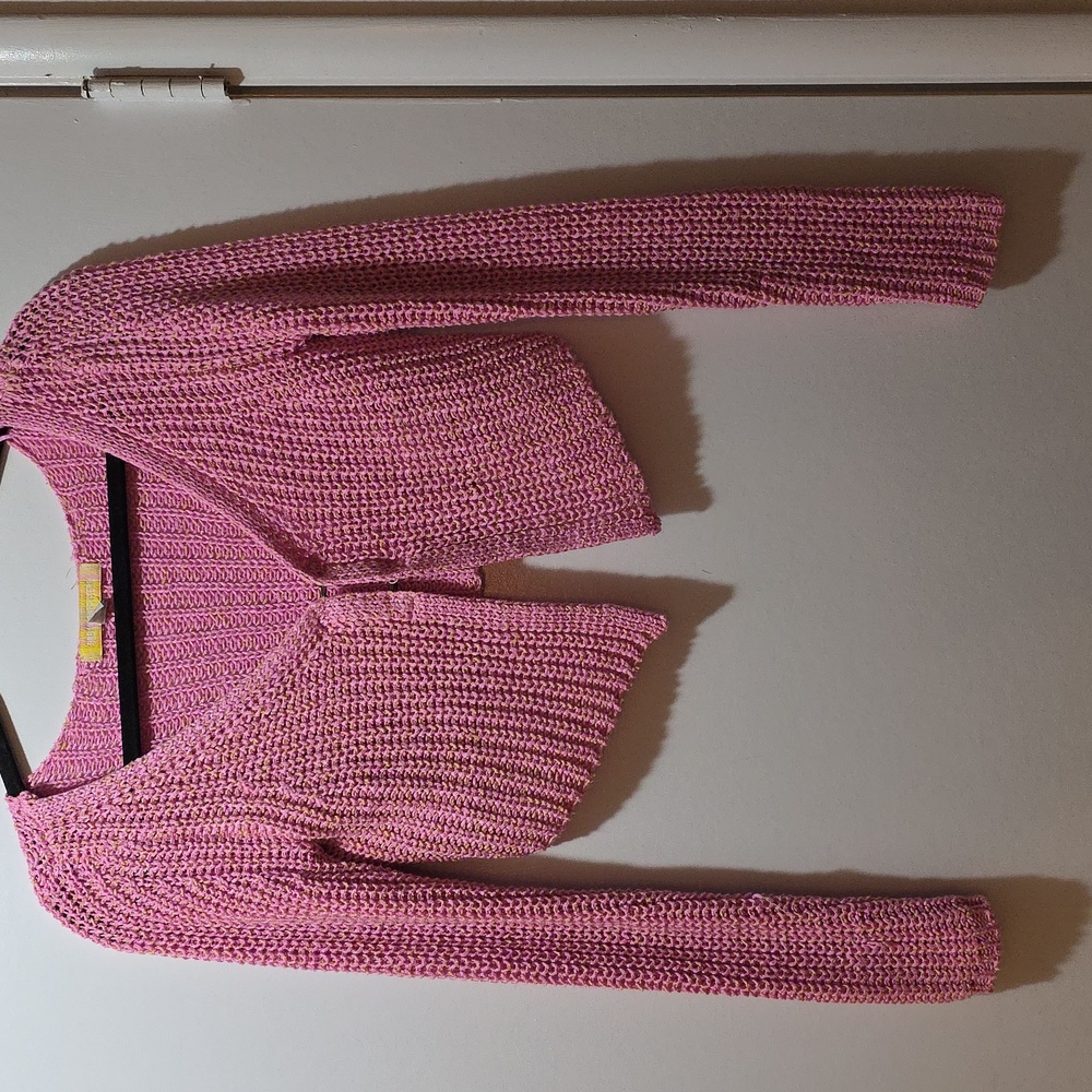 Urban Outfitters Pink Knit Cardigan